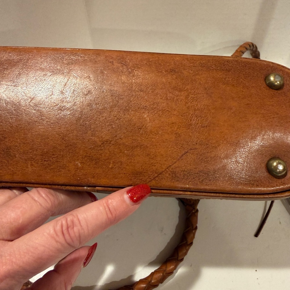 Patricia Nash Zamora Leather Tooled Tote Bag - Picture 9 of 16